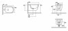 KERASAN TRIBECA BIDET PODWIESZANY FERRO MATT 512589